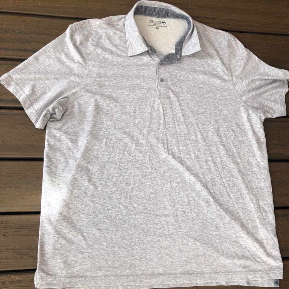 Jim Nantz by vineyard vines Carmel heather polo